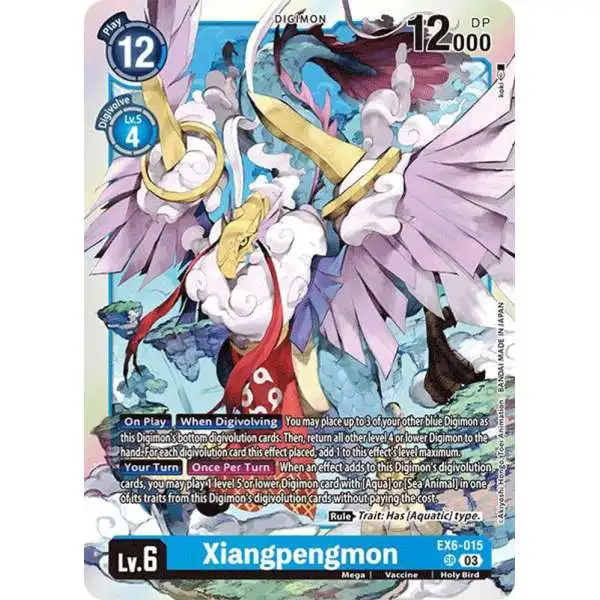 Digimon Trading Card Game Infernal Ascension Super Rare Xiangpengmon EX6-015