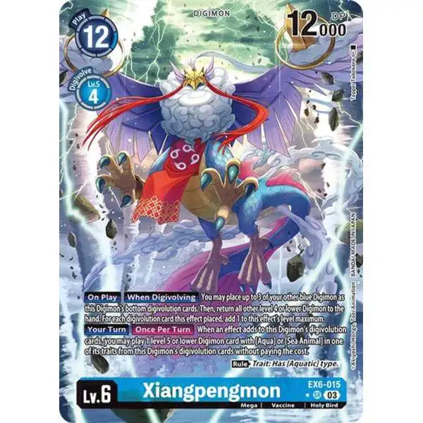 Digimon Trading Card Game Infernal Ascension Super Rare Xiangpengmon EX6-015 [Alternate Art]