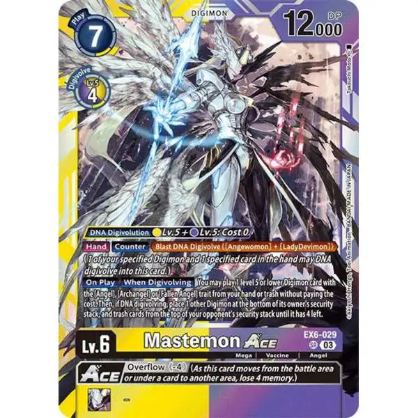 Digimon Trading Card Game Infernal Ascension Super Rare Mastemon ACE EX6-029
