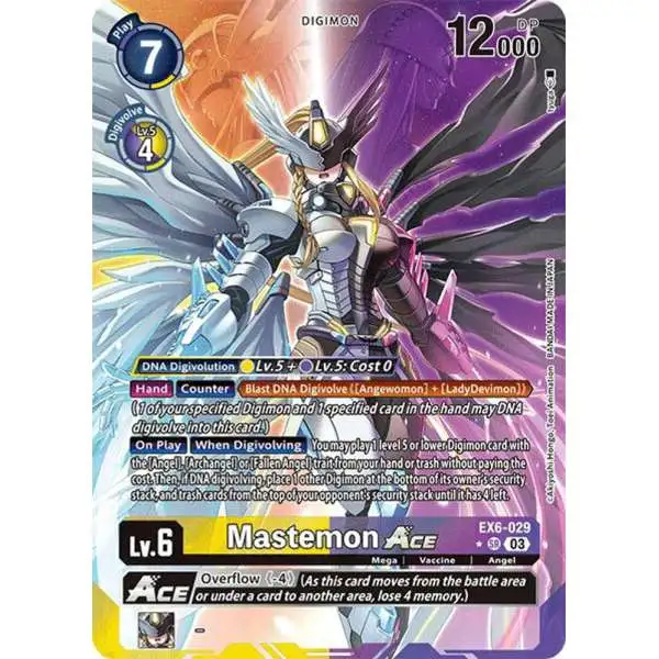 Digimon Trading Card Game Infernal Ascension Super Rare Mastemon ACE EX6-029 [Alternate Art]