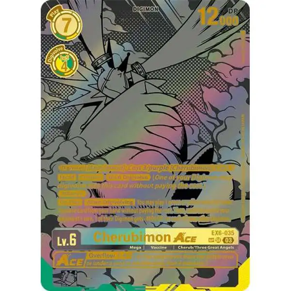Digimon Trading Card Game Infernal Ascension Super Rare Cherubimon ACE EX6-035 [Textured]