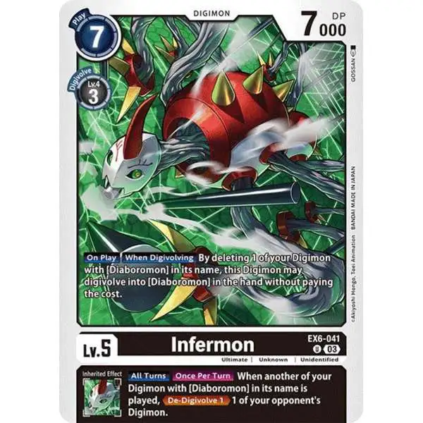digimon card game infernal ascension TCG: [EX06] Arms deck SPECIAL RARE PULL!!! EX6 Infernal