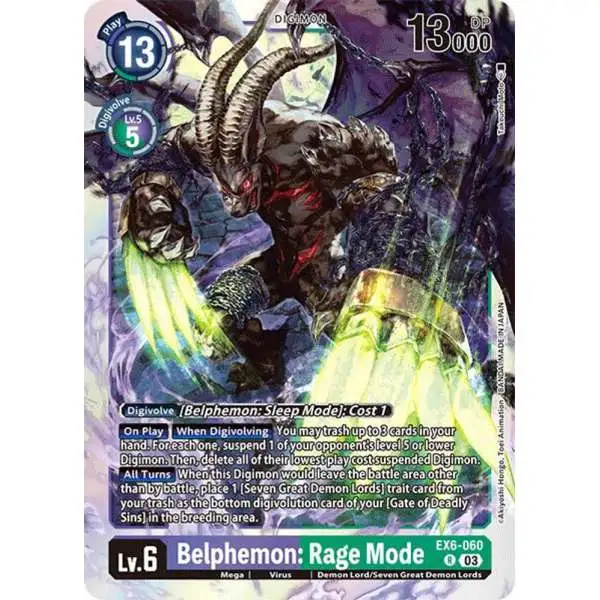 digimon series 6 card Bandai Game - Starter Deck Display Venomous Violet ST-6 (6 Decks) (Trash up to 2 cards from the top of one of your opponents Digimon DIGIMON CARD GAME BOOSTER DOUBLE