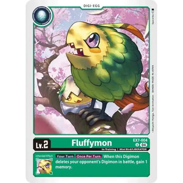 Digimon Trading Card Game Liberator Uncommon Fluffymon EX7-004