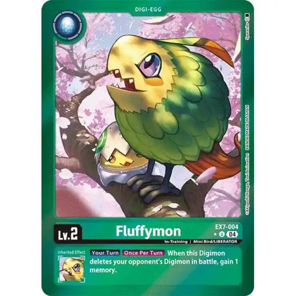 Digimon Trading Card Game Liberator Uncommon FOIL Fluffymon EX7-004