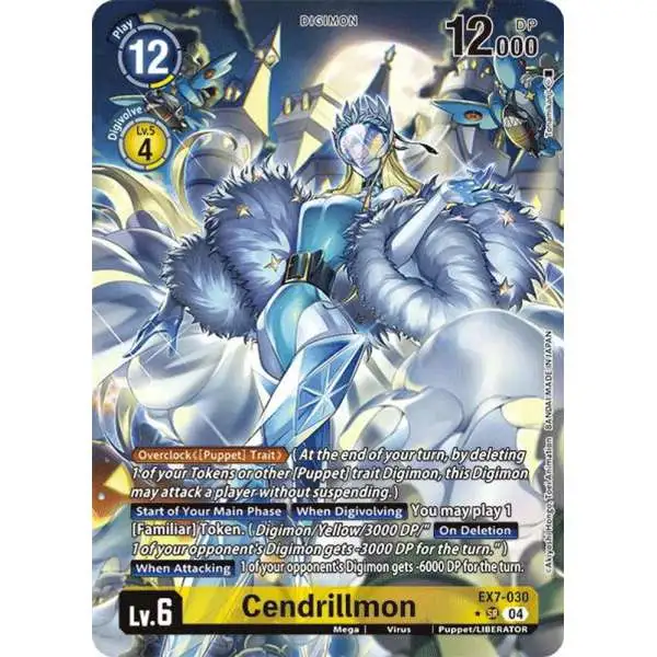 Digimon Trading Card Game Liberator Super Rare Cendrillmon EX7-030 [Alternate Art]