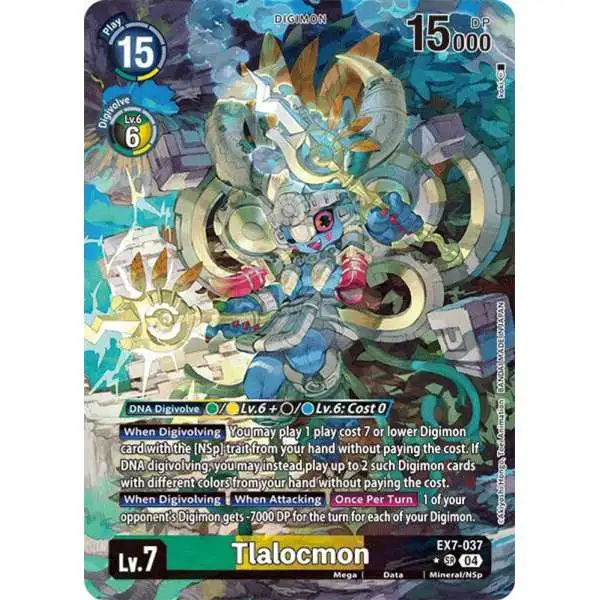 Digimon Trading Card Game Liberator Super Rare Tlalocmon EX7-037 [Alternate Art]