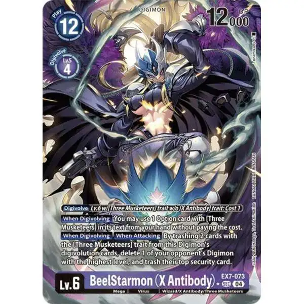 Digimon Trading Card Game Liberator Secret Rare BeelStarmon (X Antibody) EX7-073 [Alternate Art]