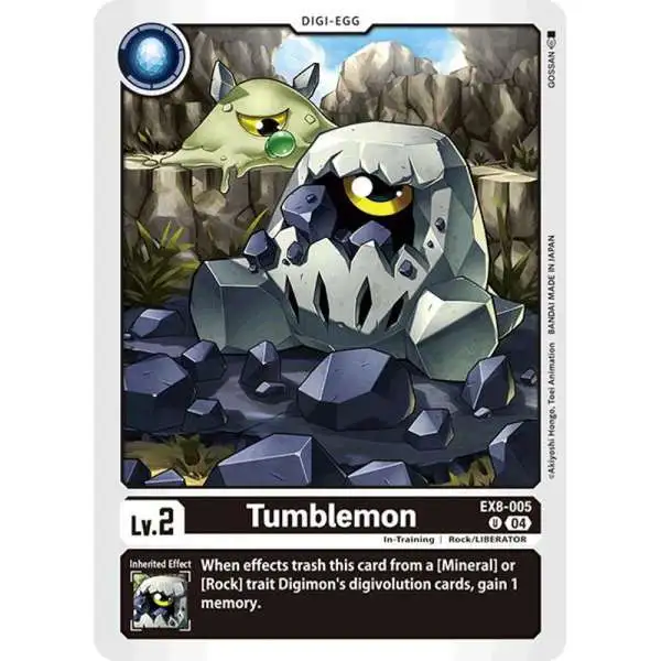 Digimon Trading Card Game Chain of Liberation Uncommon Tumblemon EX8-005