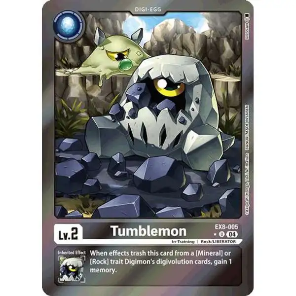 Digimon Trading Card Game Chain of Liberation Uncommon Tumblemon EX8-005 [Limited Foil]