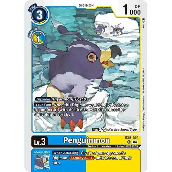 Digimon Trading Card Game Chain of Liberation Common Penguinmon EX8-019