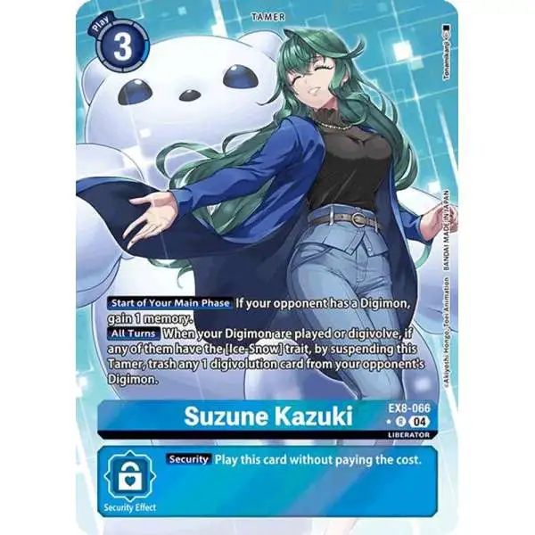Digimon Trading Card Game Chain of Liberation Rare Suzune Kazuki EX8-066 [Alternate Art]