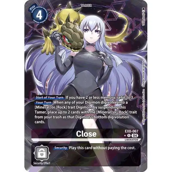 Digimon Trading Card Game Chain of Liberation Rare Close EX8-067 [Alternate Art]