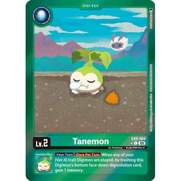 Digimon Trading Card Game Versus Monsters Common Tanemon EX9-004 [Limited Foil]