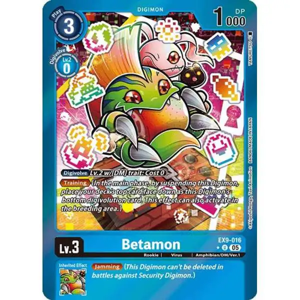 Digimon Trading Card Game Versus Monsters Uncommon Betamon EX9-016 [Limited Foil]