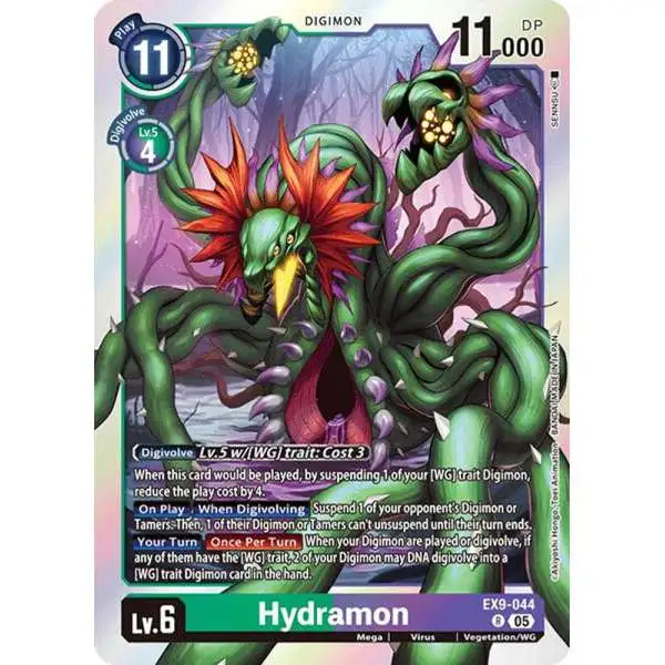Digimon Trading Card Game Versus Monsters Rare Hydramon EX9-044