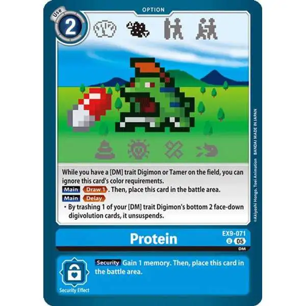 Digimon Trading Card Game Versus Monsters Uncommon Protein EX9-071