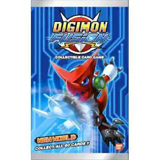 Trading Card Game Digimon Fusion New World Booster Pack [10 Cards]