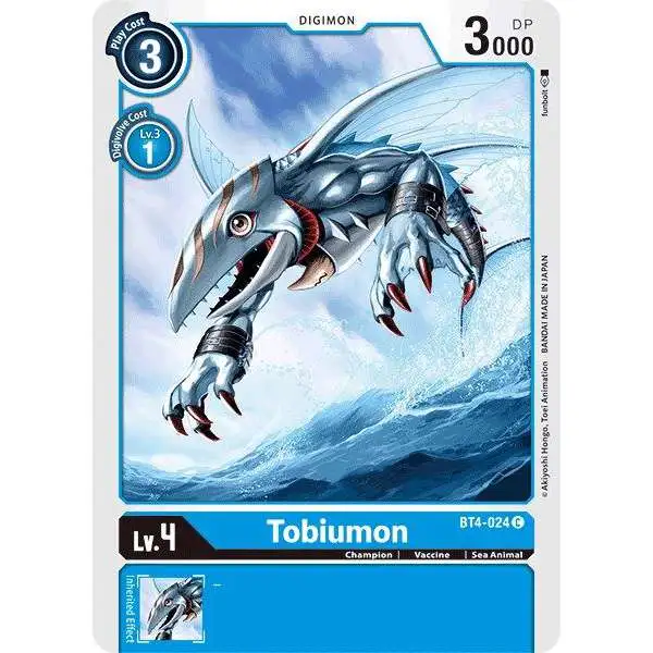 Digimon Trading Card Game Great Legend Common Tobiumon BT4-024