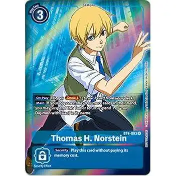Digimon Trading Card Game Great Legend Rare Thomas H. Norstein BT4-093 [Box Topper]