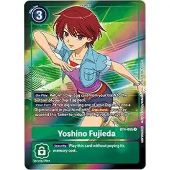 Digimon Trading Card Game Great Legend Rare Yoshino Fujieda BT4-095 [Box Topper]