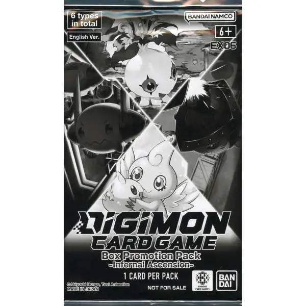 Digimon Trading Card Game Infernal Ascension Booster Box Topper PROMOTION Pack EX06 [1 Card]