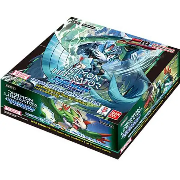 Trading Card Game Digimon Liberator Booster Box EX07 [24 Packs]