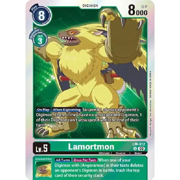 Digimon Exceed Apocalypse Uncommon Lamortmon LM-012 [English Exclusive]