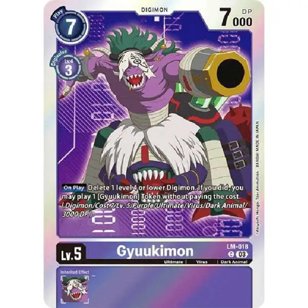 Digimon Exceed Apocalypse Common Gyuukimon LM-018 [English Exclusive]