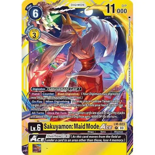Digimon Trading Card Game Special Limited Set Promo Sakuyamon: Maid Mode ACE LM-023