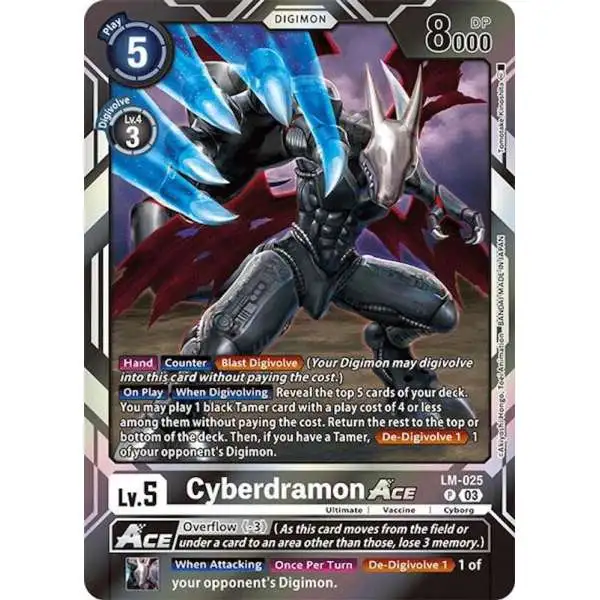 Digimon Trading Card Game Special Limited Set Promo Cyberdramon ACE LM-025