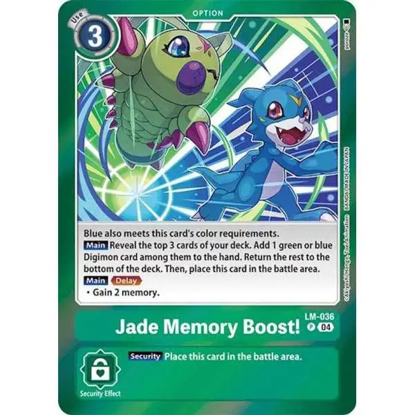Digimon Trading Card Game Special Limited Set Promo Jade Memory Boost! LM-036