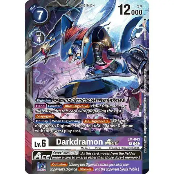 Digimon Trading Card Game World Convergence Promo Darkdramon ACE LM-043 [Limited Card Pack]