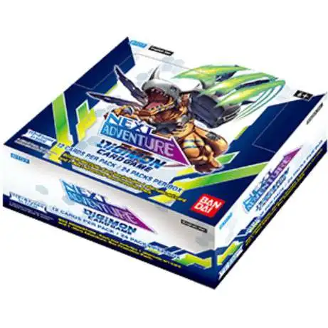 Digimon Trading Card Game Next Adventure Booster Box BT07 [ENGLISH, 24 Packs]
