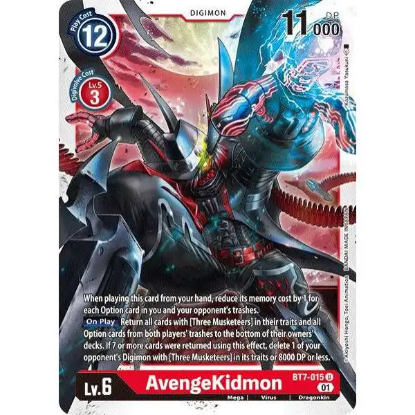 Digimon Trading Card Game Next Adventure Uncommon AvengeKidmon BT7-015