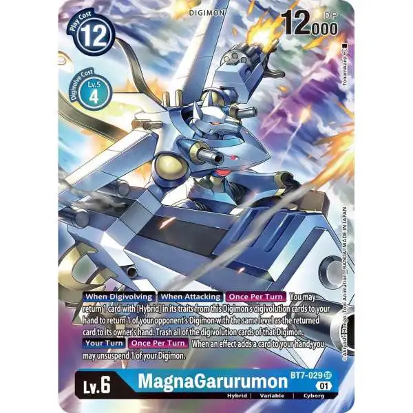 Digimon Trading Card Game Next Adventure Super Rare MagnaGarurumon BT7-029 [Alternate Art]