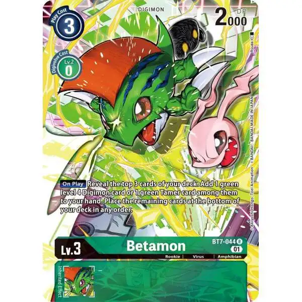 Digimon Trading Card Game Next Adventure Rare Betamon BT7-044 [Alternate Art]