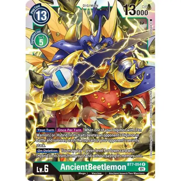 Digimon Trading Card Game Next Adventure Rare AncientBeetlemon BT7-054