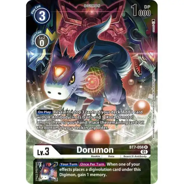 Digimon Trading Card Game Next Adventure Rare Dorumon BT7-056 [Alternate Art]