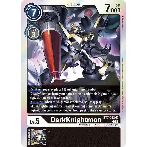 Digimon Trading Card Game Next Adventure Super Rare DarkKnightmon BT7-063