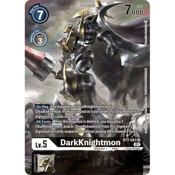 Digimon Trading Card Game Next Adventure Super Rare DarkKnightmon BT7-063 [Alternate Art]