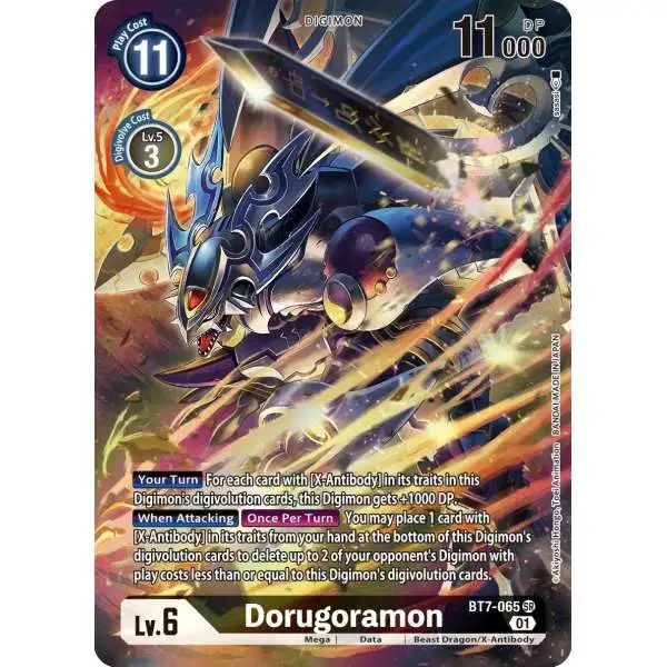 Digimon Trading Card Game Next Adventure Super Rare Dorugoramon BT7-065 [Alternate Art]