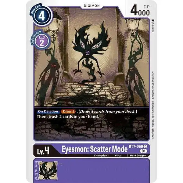 Digimon Trading Card Game Next Adventure Common Eyesmon: Scatter Mode BT7-069
