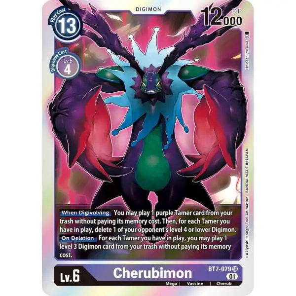 Digimon Trading Card Game Next Adventure Super Rare Cherubimon BT7-079