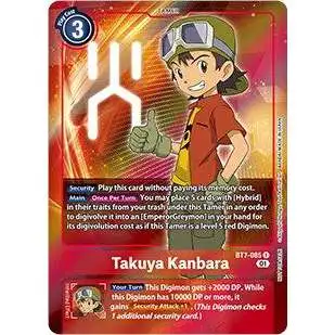 Digimon Trading Card Game Next Adventure Rare Takuya Kanbara BT7-085 [Box Topper]