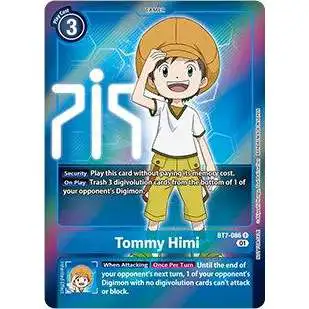 Digimon Trading Card Game Next Adventure Rare Tommy Himi BT7-086 [Box Topper]