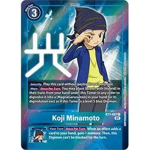 Digimon Trading Card Game Next Adventure Rare Koji Minamoto BT7-087 [Box Topper]