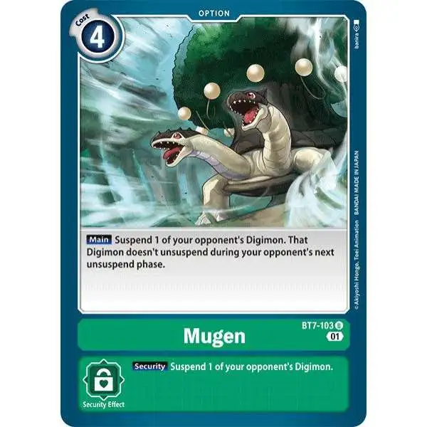 Digimon Trading Card Game Next Adventure Uncommon Mugen BT7-103