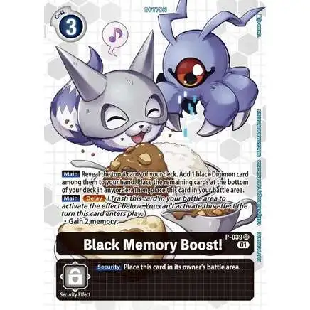 Digimon Trading Card Game Promo Black memory Boost! P-039