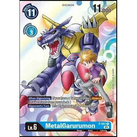 Digimon Trading Card Game Promo Cards Promo MetalGarurumon P-051